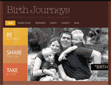 Tablet Screenshot of birthjourneys.com.au